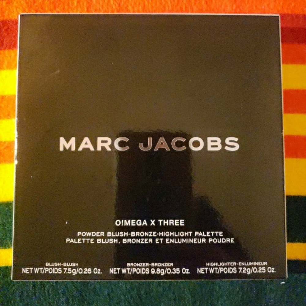 Marc Jacobs O!mega x Three blush bronzer highlight palette